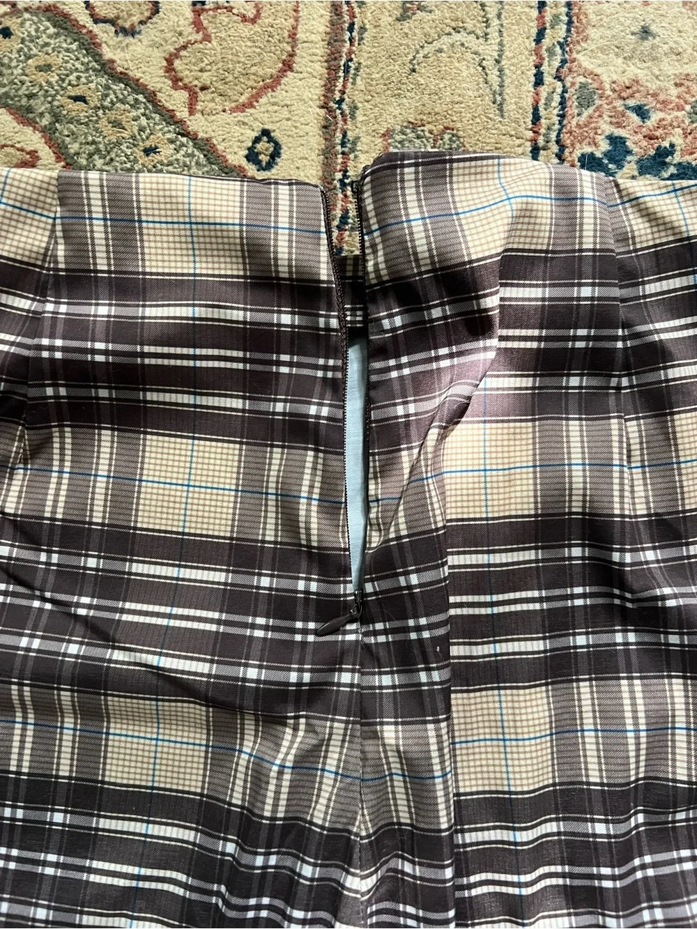 Plaid Straight-Leg Trouser Golf Pants - Picture 5 of 7